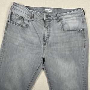 Warp + Weft Jeans Mens‎ 38x33 Gray ORD Chicago Straight Smoke Denim Pants